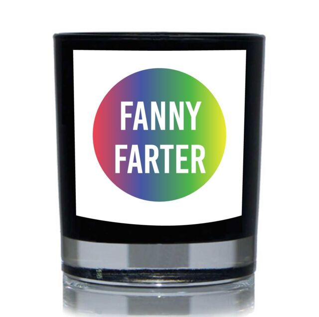 60 SECOND MAKEOVER Fanny Farter Funny 20cl Candle in Black