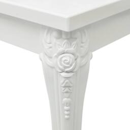 Berkfield Home Coffee Table High Gloss White 100x50x42 cm Engineered Wood - Size: 100 x 50 x 42 cm - thumbnail 4