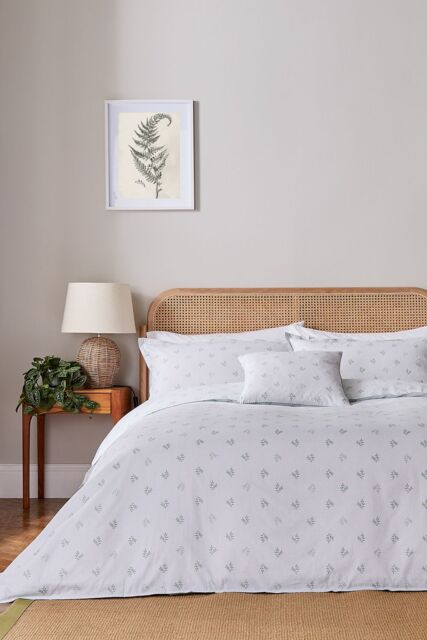 Murmur 'Thalia' Cotton Duvet Cover Set in Green - Size: Double - image 1