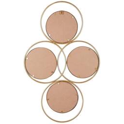 Wyld and Coco Living Gold 4-Piece Wall Mirror Set 50 x 80 cm - thumbnail 3