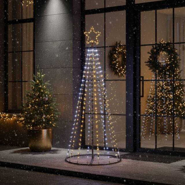 Garden Greatness Illuminated Multi Action Pyramid Tree in Black - Size: 1 Pack - image 1