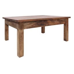 Berkfield Home Coffee Table Solid Reclaimed Wood 98x73x45 cm in Brown - Size: 98 x 73 x 45 cm - thumbnail 2