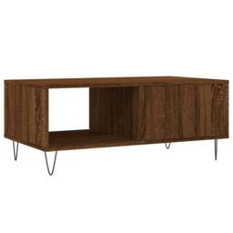 Berkfield Home Modern Coffee Table Brown Oak 90x50x36.5 cm Engineered Wood - thumbnail 8