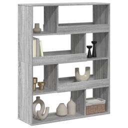 Berkfield Home Bookcase Grey Sonoma 100x33x125.5 cm Engineered Wood - thumbnail 3