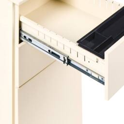 Wyld and Coco Light Beige Metal Storage Cabinet 3-Drawer Key Lock - thumbnail 8