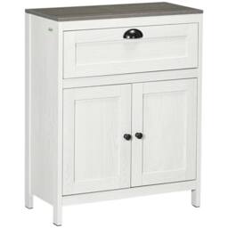 EONLION Bathroom Storage Cabinet Freestanding Storage in White
