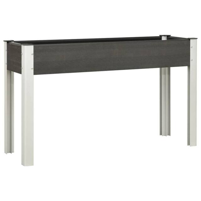 Berkfield Home Garden Raised Bed Grey 120x40x75 cm WPC - Size: 120 x 40 x 75 cm - image 1