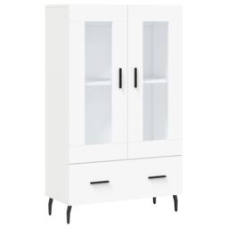 Berkfield Home Highboard White 69.5x31x115 cm Engineered Wood - thumbnail 2