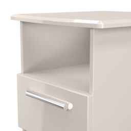 Ready Assembled 2 U Windsor Bottom Drawer Lamp Table (Ready Assembled) in Taupe - thumbnail 4