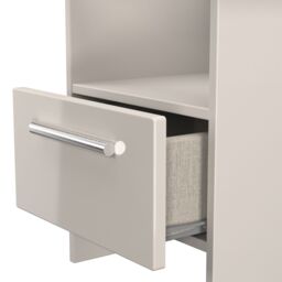 Ready Assembled 2 U Windsor Bottom Drawer Lamp Table (Ready Assembled) in Taupe - thumbnail 5