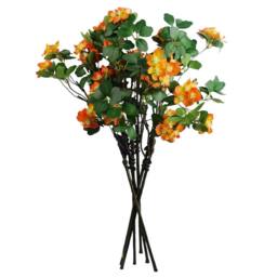 Leaf Botanik 60cm Orange Artificial Flower Stems Pack of 6 - thumbnail 7