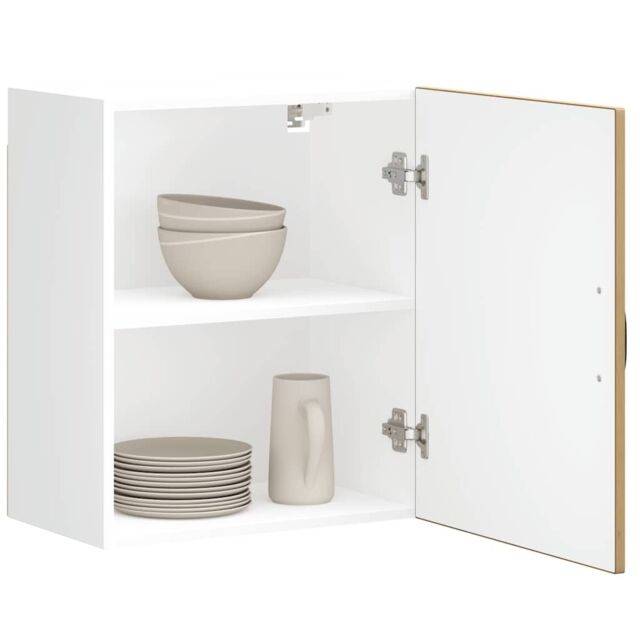 Berkfield Home Kitchen Wall Cabinet Lucca Artisan Oak Engineered Wood in Brown - image 1