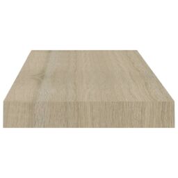 Berkfield Home Floating Wall Shelf Oak 50x23x3.8 cm MDF in Brown - thumbnail 5