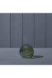 KDMD Vintage Green Globe Glass Vase - thumbnail 2