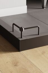 Home Discount Fire Vida Fire Fender Fireplace Surround Adjustable 890 - 1410 mm in Black - thumbnail 7