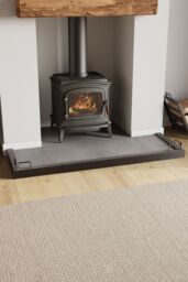 Home Discount Fire Vida Fire Fender Fireplace Surround Adjustable 890 - 1410 mm in Black - thumbnail 2