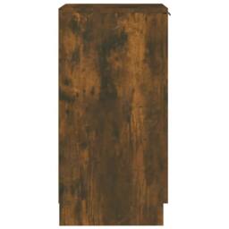 Berkfield Home Shoe Cabinet Smoked Oak 30x35x70 cm Engineered Wood in Brown - Size: 30 x 35 x 70 cm - thumbnail 7