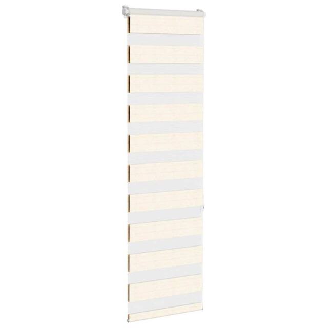 Berkfield Home Elegant Zebra Blind Marble Beige 45x150 cm Fabric Width 40.9 cm P - image 1