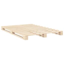 Berkfield Home Beautiful Bed Frame without Mattress with Headboard 160x200 cm So in Natural - thumbnail 7
