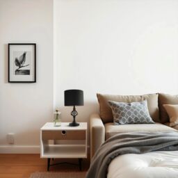Happy Homewares Classic Twist Metal Table Lamp in Matte Black with Black Drum Shade - thumbnail 6