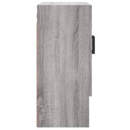 Berkfield Home Wall Cabinet Grey Sonoma 60x31x70 cm Engineered Wood - Size: 60 x 31 x 70 cm - thumbnail 7