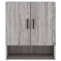 Berkfield Home Wall Cabinet Grey Sonoma 60x31x70 cm Engineered Wood - Size: 60 x 31 x 70 cm - thumbnail 5