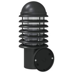 Berkfield Home Outdoor Wall Lights with Sensors 2pcs Black Stainless Steel - thumbnail 6
