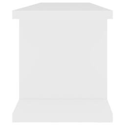 Berkfield Home Wall Shelves 2 pcs White 75x18x20 cm Engineered Wood - Size: 75 x 18 x 20 cm - thumbnail 6