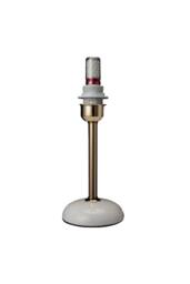 Garden Sanctuary Ceramic Feather Table Lamp with LED Light in White - thumbnail 6