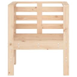 Berkfield Home Beautiful Garden Chairs 2 pcs 61.5x53x71 cm Solid Wood Pine in Light Tan - thumbnail 5