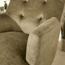 Home Source Arta Accent Chair Armchair Occasional Sofa Modern Upholstered Seating in Green - thumbnail 5