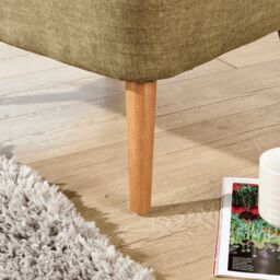 Home Source Arta Accent Chair Armchair Occasional Sofa Modern Upholstered Seating in Green - thumbnail 6