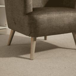 Home Source Arta Accent Chair Armchair Occasional Sofa Modern Upholstered Seating in Green - thumbnail 8