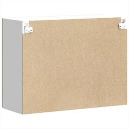 Berkfield Home with Shelf Wall-mounted Other with Storage with Door 7 pcs Black… in Brown - thumbnail 9