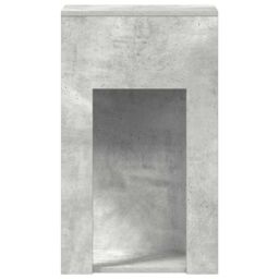 Berkfield Home Computer Tower Stand with Drawer Concrete Grey 30x44x74 cm - Size: 30 x 44 x 74 cm - thumbnail 6