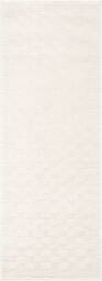 Livabliss Freud-Modern Ivory Black Brown High Pile Checkered Living Dining Rug in White - Size: 80 cm x 220 cm - thumbnail 2