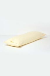 Homescapes Egyptian Cotton Ultrasoft Body Pillowcase 330 TC in Bright Yellow - thumbnail 3