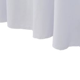 Berkfield Home 2 pcs Stretch Table Covers with Skirt 120x60.5x74 cm White - thumbnail 5