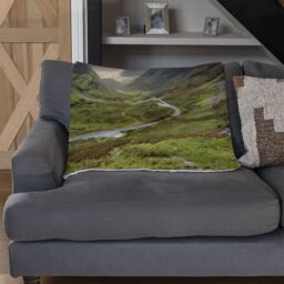 Benjamin Tate Design Highlands Designer Blanket in Natural - Size: 120 cm x 150 cm - thumbnail 2