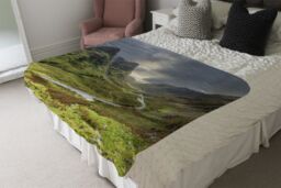 Benjamin Tate Design Highlands Designer Blanket in Natural - Size: 120 cm x 150 cm - thumbnail 4