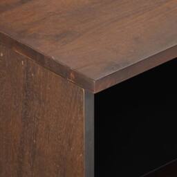 Berkfield Home TV Cabinet Brown 70x34x46 cm Solid Wood Mango - Size: 70 x 34 x 46 cm - thumbnail 7