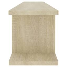 Berkfield Home Wall Shelf 2 pcs Sonoma Oak 105x18x20 cm Engineered Wood in Light Tan - Size: 105 x 18 x 20 cm - thumbnail 6