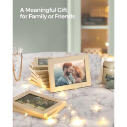 SONGMICS Wall Photo Display Set Standard Photo Frame Gallery Display in Natural - thumbnail 3