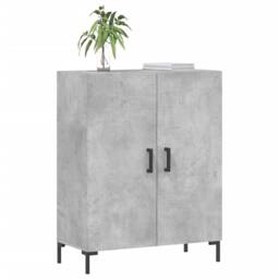 Berkfield Home Sideboard Concrete Grey 69.5x34x90 cm Engineered Wood - thumbnail 1