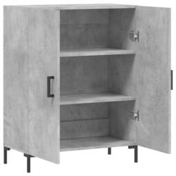 Berkfield Home Sideboard Concrete Grey 69.5x34x90 cm Engineered Wood - thumbnail 6