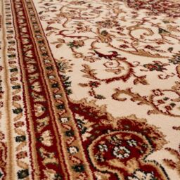 Kukoon Red & Gold Traditional Fireside Rug - Size: 80 cm x 150 cm - thumbnail 5