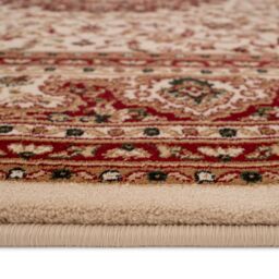 Kukoon Red & Gold Traditional Fireside Rug - Size: 80 cm x 150 cm - thumbnail 3