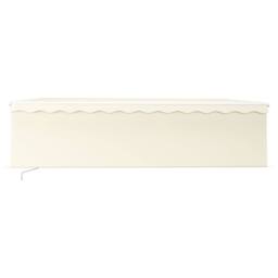 Berkfield Home Manual Retractable Awning with Blind&LED 5x3m Cream - thumbnail 3