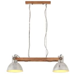 Berkfield Home Industrial Hanging Lamp 25 W Silver 109 cm E27 - thumbnail 2