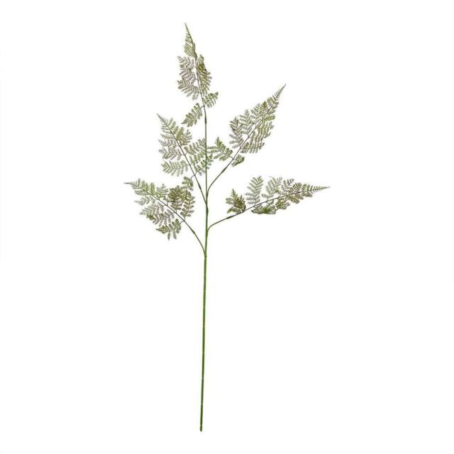 Sostter Large Faux Bracken Fern Spray Woodland Style Plant in Green